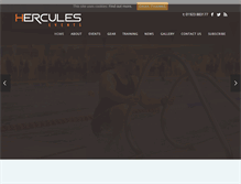 Tablet Screenshot of herculesevents.com